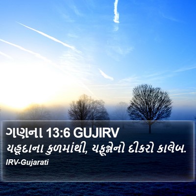 ગણના 13:6 GUJIRV Bible Verse Image