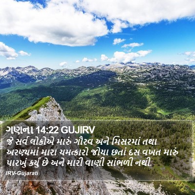ગણના 14:22 GUJIRV Bible Verse Image