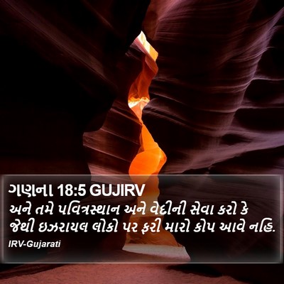 ગણના 18:5 GUJIRV Bible Verse Image