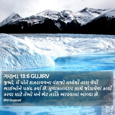 ગણના 18:6 GUJIRV Bible Verse Image