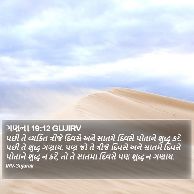ગણના 19:12 GUJIRV Bible Verse Image