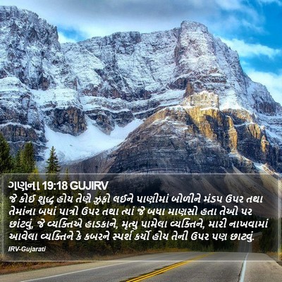 ગણના 19:18 GUJIRV Bible Verse Image