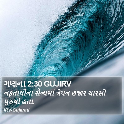 ગણના 2:30 GUJIRV Bible Verse Image