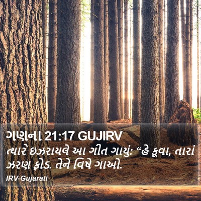 ગણના 21:17 GUJIRV Bible Verse Image