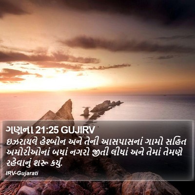 ગણના 21:25 GUJIRV Bible Verse Image