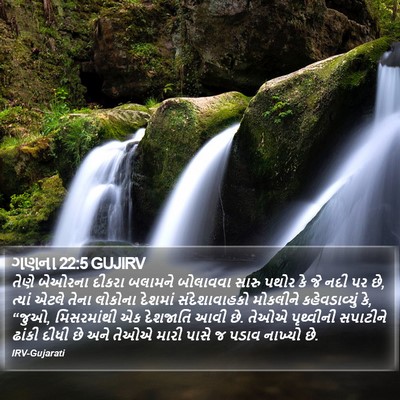 ગણના 22:5 GUJIRV Bible Verse Image