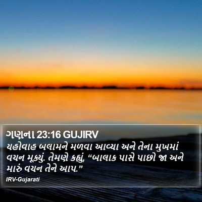 ગણના 23:16 GUJIRV Bible Verse Image