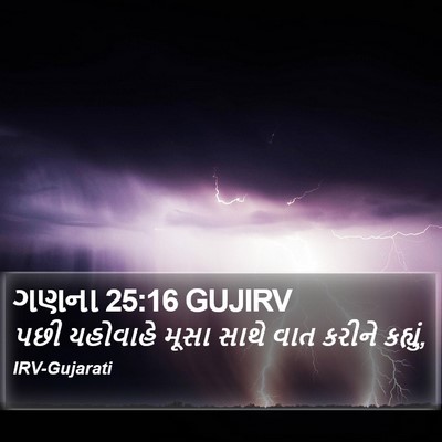 ગણના 25:16 GUJIRV Bible Verse Image