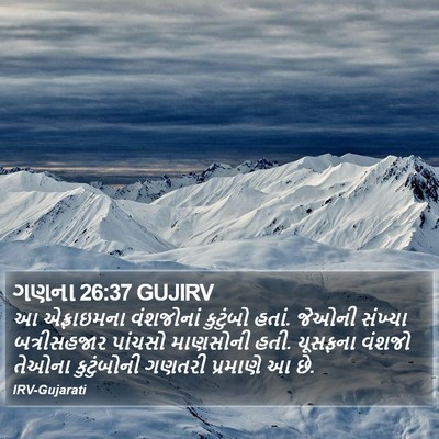 ગણના 26:37 GUJIRV Bible Verse Image