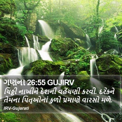ગણના 26:55 GUJIRV Bible Verse Image
