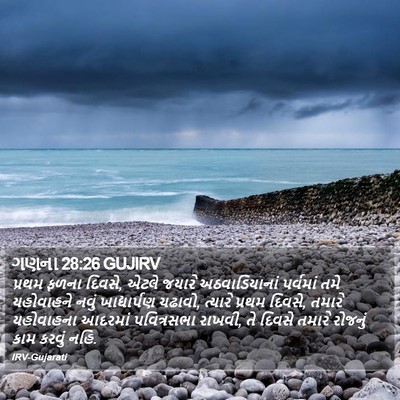 ગણના 28:26 GUJIRV Bible Verse Image