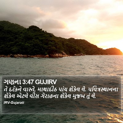 ગણના 3:47 GUJIRV Bible Verse Image