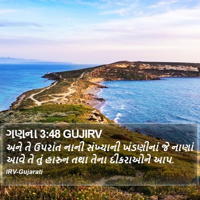 ગણના 3:48 GUJIRV Bible Verse Image