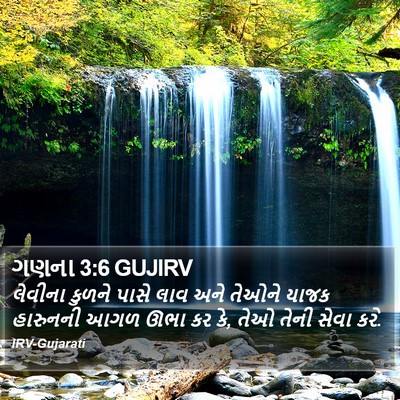 ગણના 3:6 GUJIRV Bible Verse Image