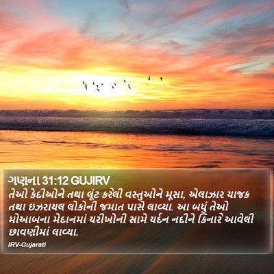ગણના 31:12 GUJIRV Bible Verse Image