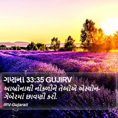 ગણના 33:35 GUJIRV Bible Verse Image