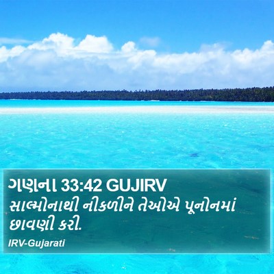 ગણના 33:42 GUJIRV Bible Verse Image