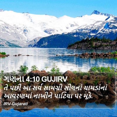 ગણના 4:10 GUJIRV Bible Verse Image