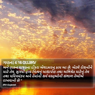 ગણના 4:16 GUJIRV Bible Verse Image