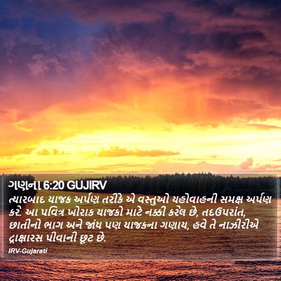 ગણના 6:20 GUJIRV Bible Verse Image