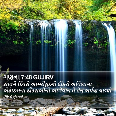 ગણના 7:48 GUJIRV Bible Verse Image