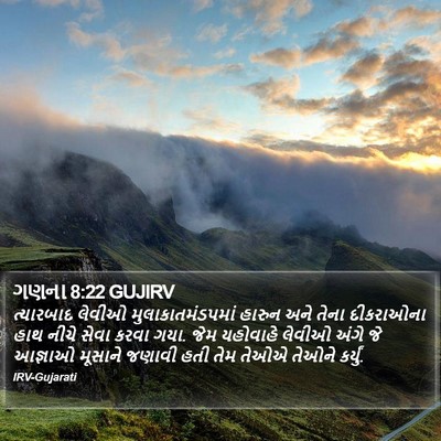 ગણના 8:22 GUJIRV Bible Verse Image