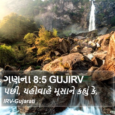 ગણના 8:5 GUJIRV Bible Verse Image