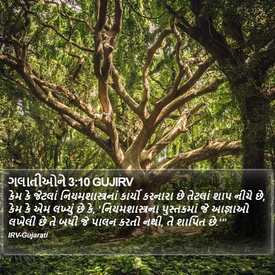 ગલાતીઓને 3:10 GUJIRV Bible Verse Image