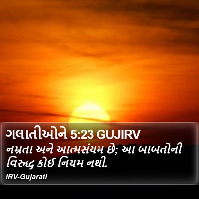 ગલાતીઓને 5:23 GUJIRV Bible Verse Image