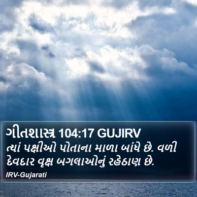 ગીતશાસ્ત્ર 104:17 GUJIRV Bible Verse Image