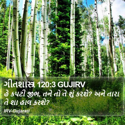 ગીતશાસ્ત્ર 120:3 GUJIRV Bible Verse Image