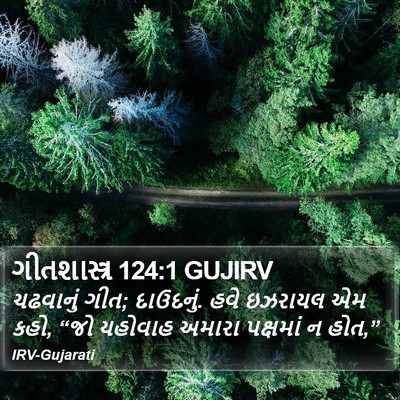 ગીતશાસ્ત્ર 124:1 GUJIRV Bible Verse Image