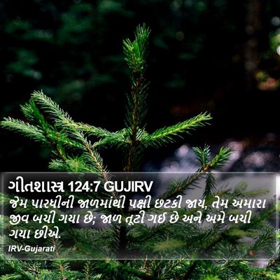 ગીતશાસ્ત્ર 124:7 GUJIRV Bible Verse Image