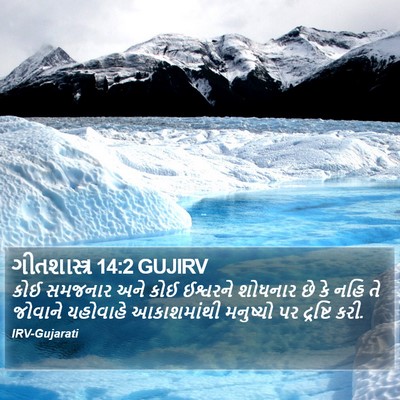 ગીતશાસ્ત્ર 14:2 GUJIRV Bible Verse Image