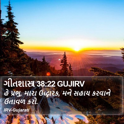 ગીતશાસ્ત્ર 38:22 GUJIRV Bible Verse Image