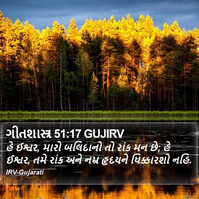 ગીતશાસ્ત્ર 51:17 GUJIRV Bible Verse Image
