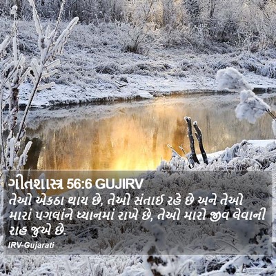 ગીતશાસ્ત્ર 56:6 GUJIRV Bible Verse Image