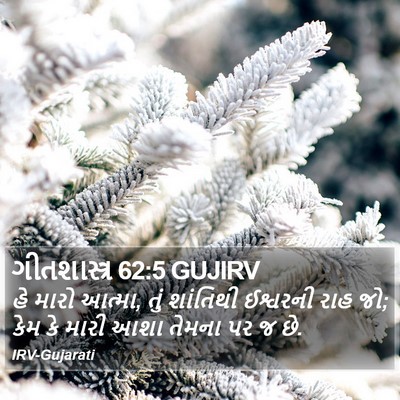 ગીતશાસ્ત્ર 62:5 GUJIRV Bible Verse Image
