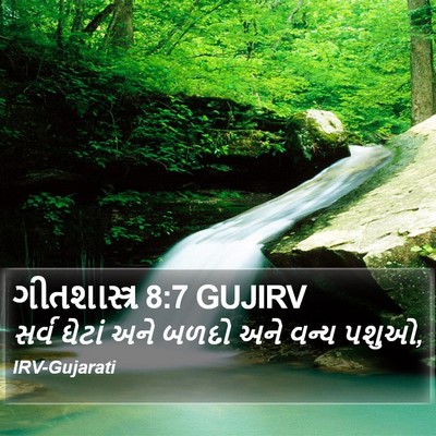 ગીતશાસ્ત્ર 8:7 GUJIRV Bible Verse Image