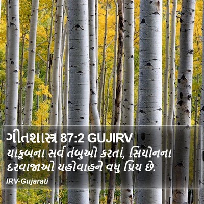 ગીતશાસ્ત્ર 87:2 GUJIRV Bible Verse Image