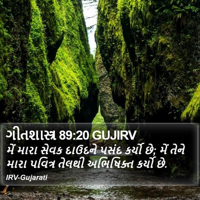 ગીતશાસ્ત્ર 89:20 GUJIRV Bible Verse Image