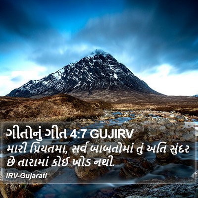 ગીતોનું ગીત 4:7 GUJIRV Bible Verse Image
