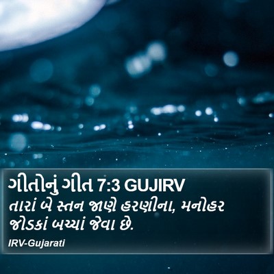 ગીતોનું ગીત 7:3 GUJIRV Bible Verse Image