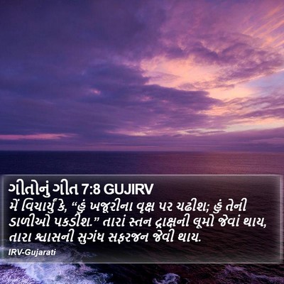 ગીતોનું ગીત 7:8 GUJIRV Bible Verse Image