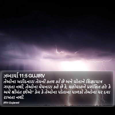 ઝખાર્યા 11:5 GUJIRV Bible Verse Image