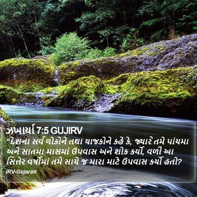 ઝખાર્યા 7:5 GUJIRV Bible Verse Image