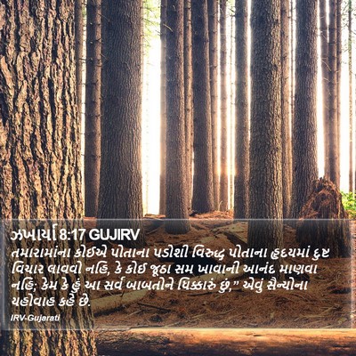 ઝખાર્યા 8:17 GUJIRV Bible Verse Image