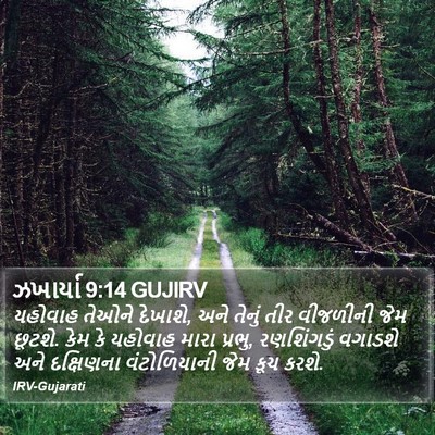ઝખાર્યા 9:14 GUJIRV Bible Verse Image