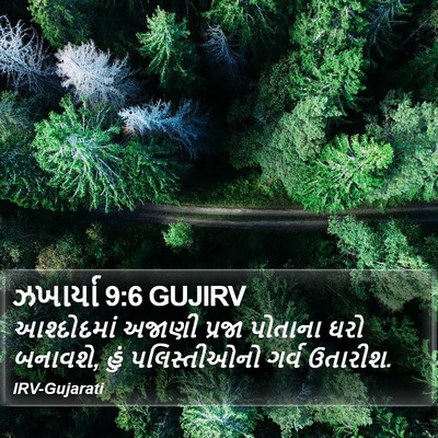 ઝખાર્યા 9:6 GUJIRV Bible Verse Image