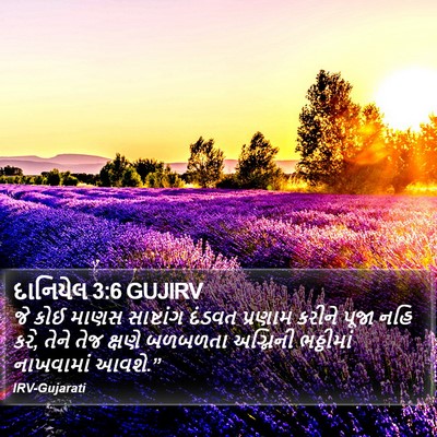 દાનિયેલ 3:6 GUJIRV Bible Verse Image